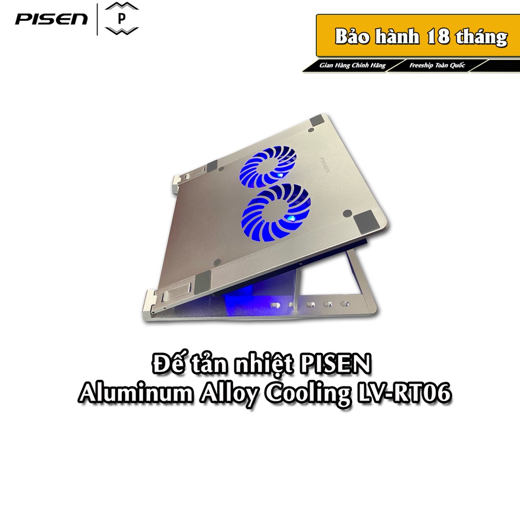 Đế tản nhiệt PISEN Aluminum Alloy Cooling LV-RT06 - Hàng chính hãng