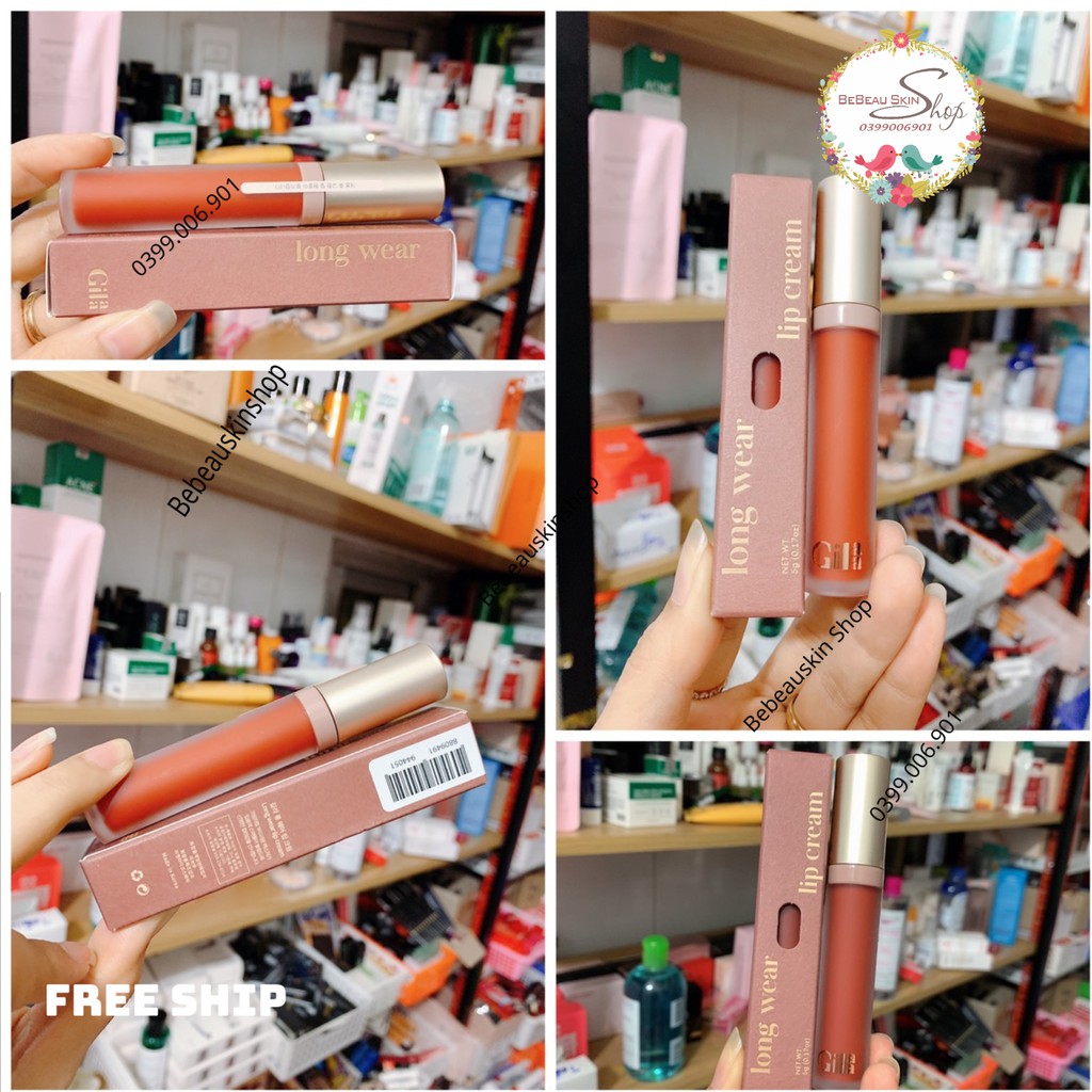 Son Gilaa / Son Gila chính hãng - Long Wear Lip Cream | Thế Giới Skin Care