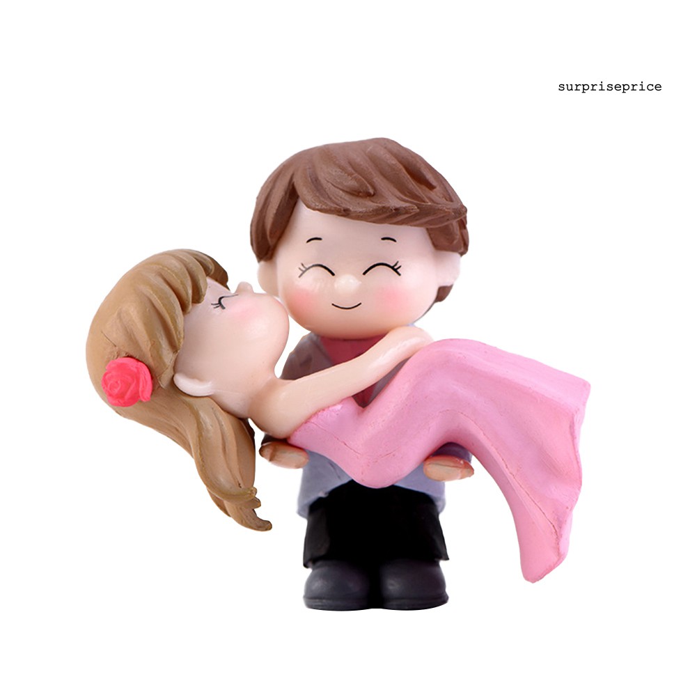 Tượng cô dâu chú rể mini đáng yêu dùng để trang trí