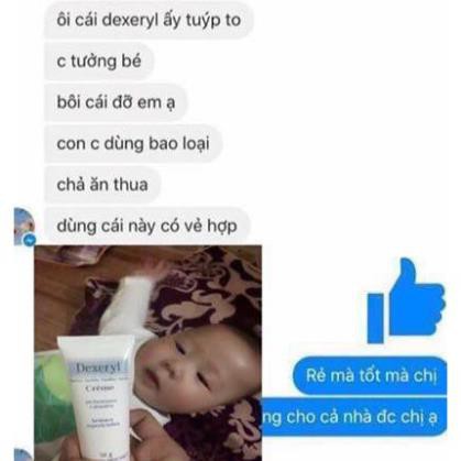 Kem nẻ Dexeryl creme Pháp cho bé 250ml