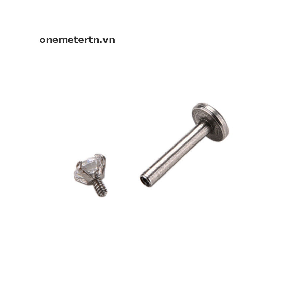 Set 2 Khuyên Môi / Môi Bằng Thép Phẫu Thuật Độc Đáo