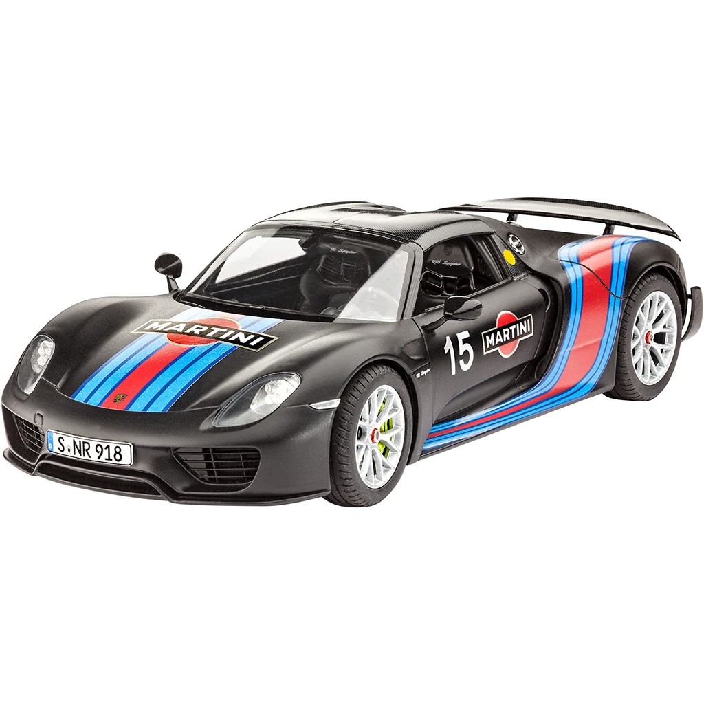 Mô hình lắp ráp ô tô Model Car Revell 1/24 Porsche 918 Spyder with Weissach package racing design