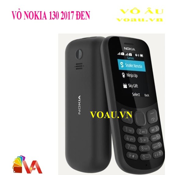 VỎ NOKIA 130 2017 MÀU ĐEN