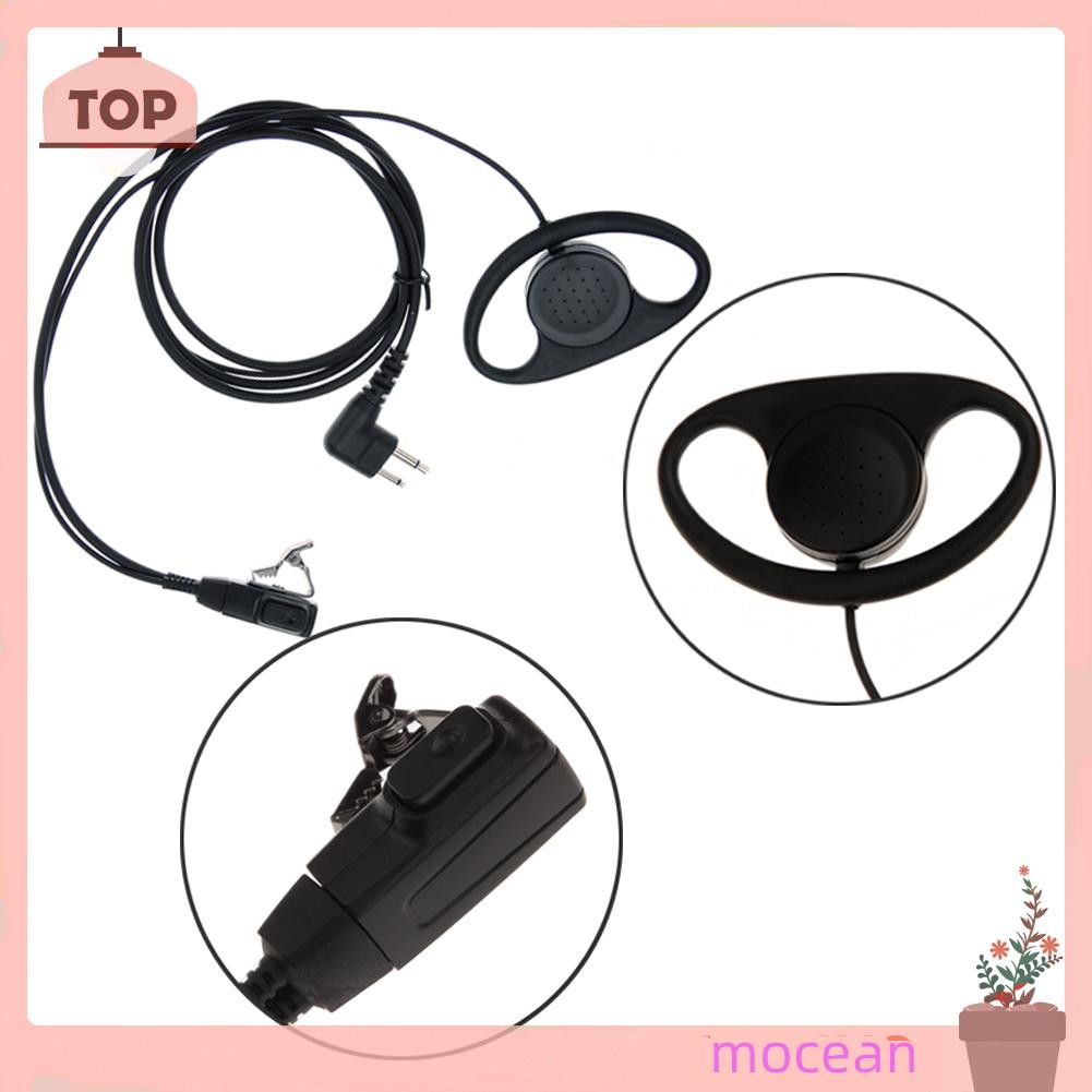 Tai Nghe 2 Pin Chữ D Có Mic Cho Máy Bộ Đàm Motorola Gp88 Ct150 P040 Radio