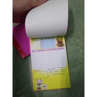 Cuốn hoá đơn 50 tờ in sẳn