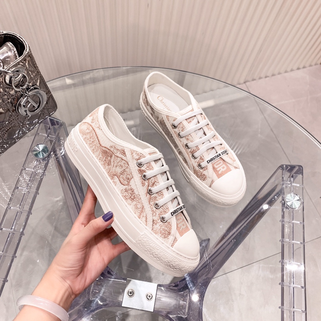 #Giày Thể Thao Cotton Màu Xám Nhạt Thêu Họa Tiết Mới