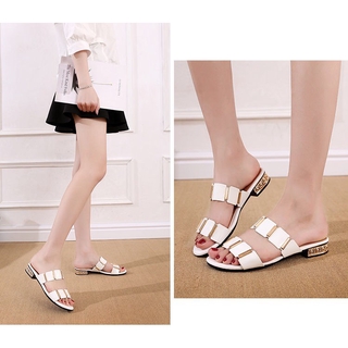 dép nữ đế thấp phong cách hàn quốc