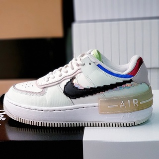 Giày air force 1 shadow se pixel swoosh, size 38.5, real 2hand