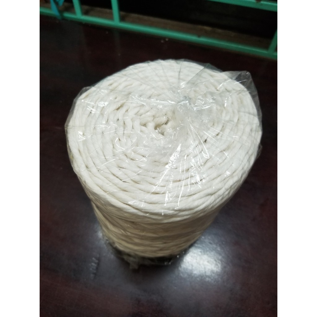 [Tặng 1 móc chữ S khi mua từ 2 kg trở lên] Dây se 1 chiều 4mm, Sợi cotton làm macrame trang trí.