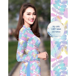 VẢI MAY ÁO DÀI ĐẸP(CẢ BỘ VẢI )HÀNG XUẤT KHẨU