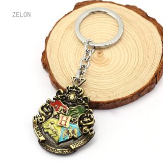 Móc Khóa Hợp Kim Mạ Hình Logo Trong Phim Harry Potter