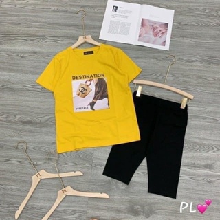Quần legging ngố