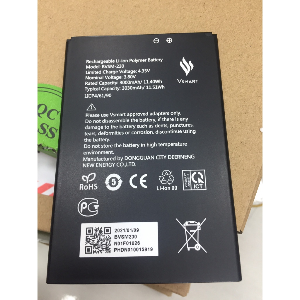 Pin Vsmart Bee 3 BVSM-230 chính hãng