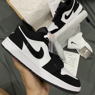 GIÀY JD1S LOW PANDA BLACK WHITE DA THẬT LAI AU [ FULL BOX + FREE SHIP ]