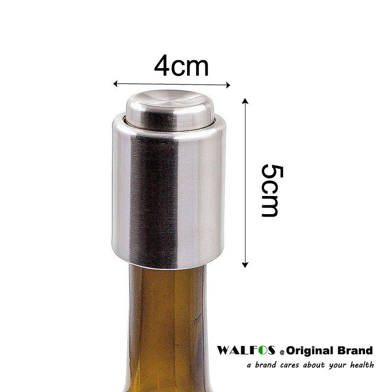 Nút Chặn WALFOS Niêm Phong Chai Rượu Bằng Thép Không Gỉ