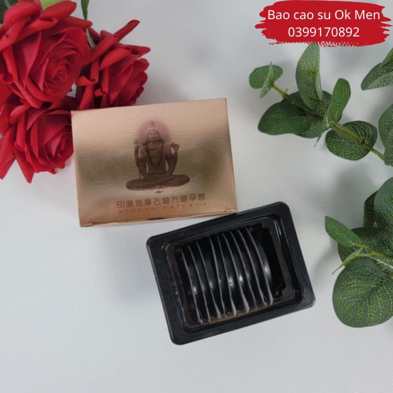Bao Cao Su OLO 001 Hồng, bcs Gân Gai, Siêu Mỏng, Nhiều Gel Bôi Trơn Hộp 10 BCS