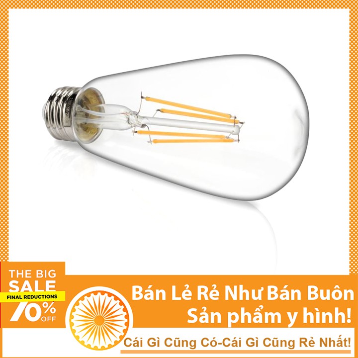 Bóng Đèn Giả Sợi Tóc Tiết Kiệm Điện, Bảo Vệ Mắt Edison ST64