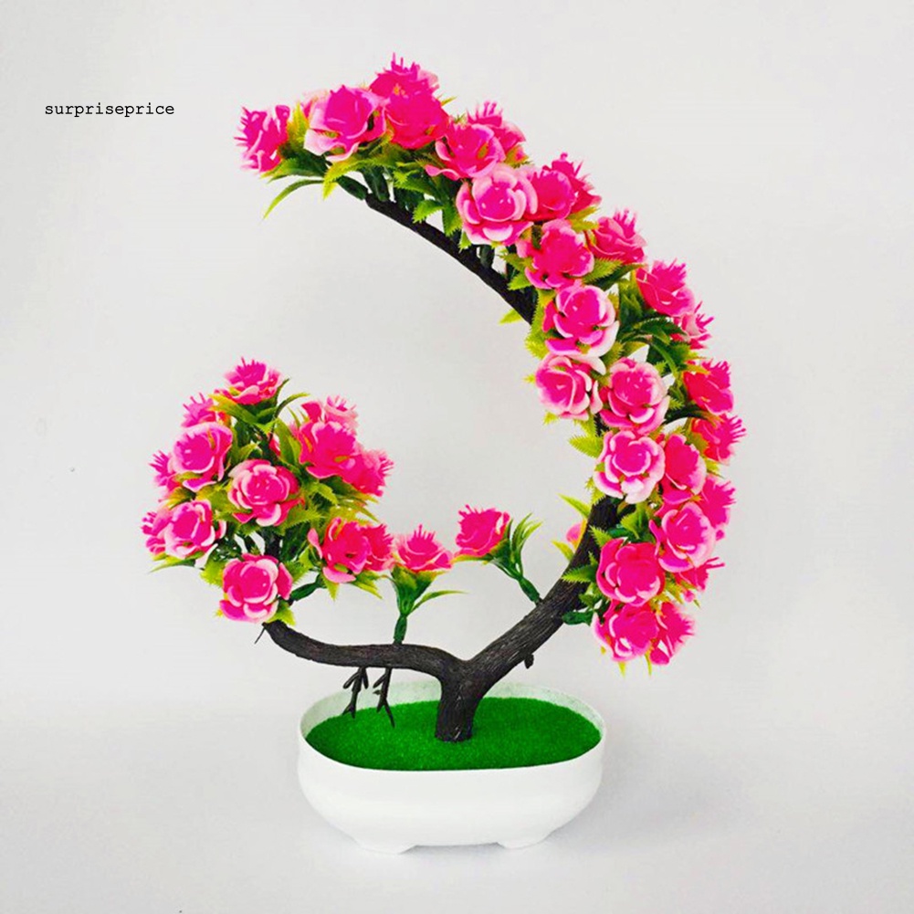 Chậu Cây Bonsai Giả Trang Trí Bàn Tiệc Tùng / Sân Vườn
