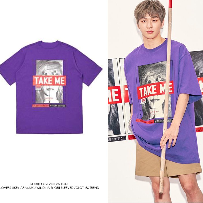 ẢNH THẬT ÁO TAKE ME KANG DANIEL TÍM
