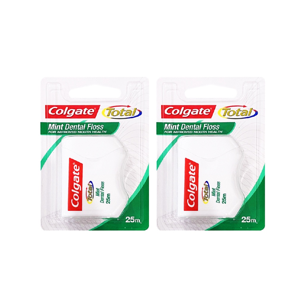 [Mã FMCGCO5 giảm 8% đơn 250K] Bộ 2 Chỉ nha khoa Colgate Total Dental Floss hư