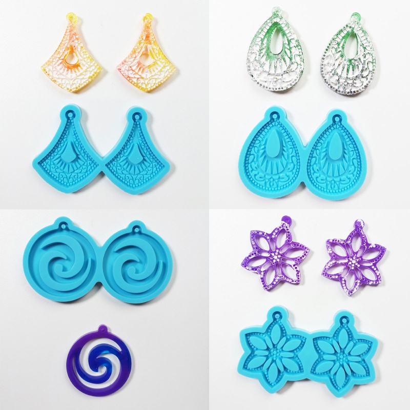 Set 4 Khuôn Làm Trang Sức Resin DIY Dành Cho Nữ