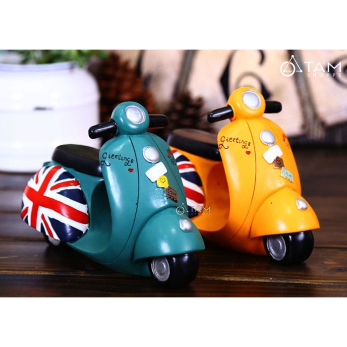 Mô hình xe Vespa trang trí Vintage số 42