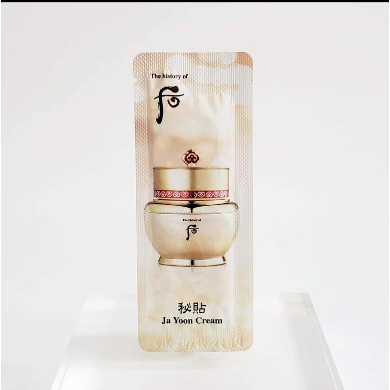 Gói dùng thử Kem chống lão hóa hồng nhuận Whoo Bichop Ja yoon cream 1ml