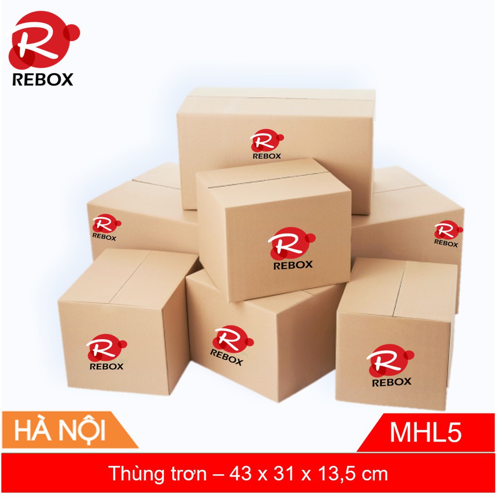 Hộp 43x31x13,5 cm - Combo 20 thùng carton siêu dày giá xưởng