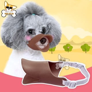 [FREESHIP 99K TOÀN QUỐC] RỌ MÕM MỎ VỊT DỄ THƯỜNG DÀNH CHO CHÓ CON AN TOÀN MÀU NÂU