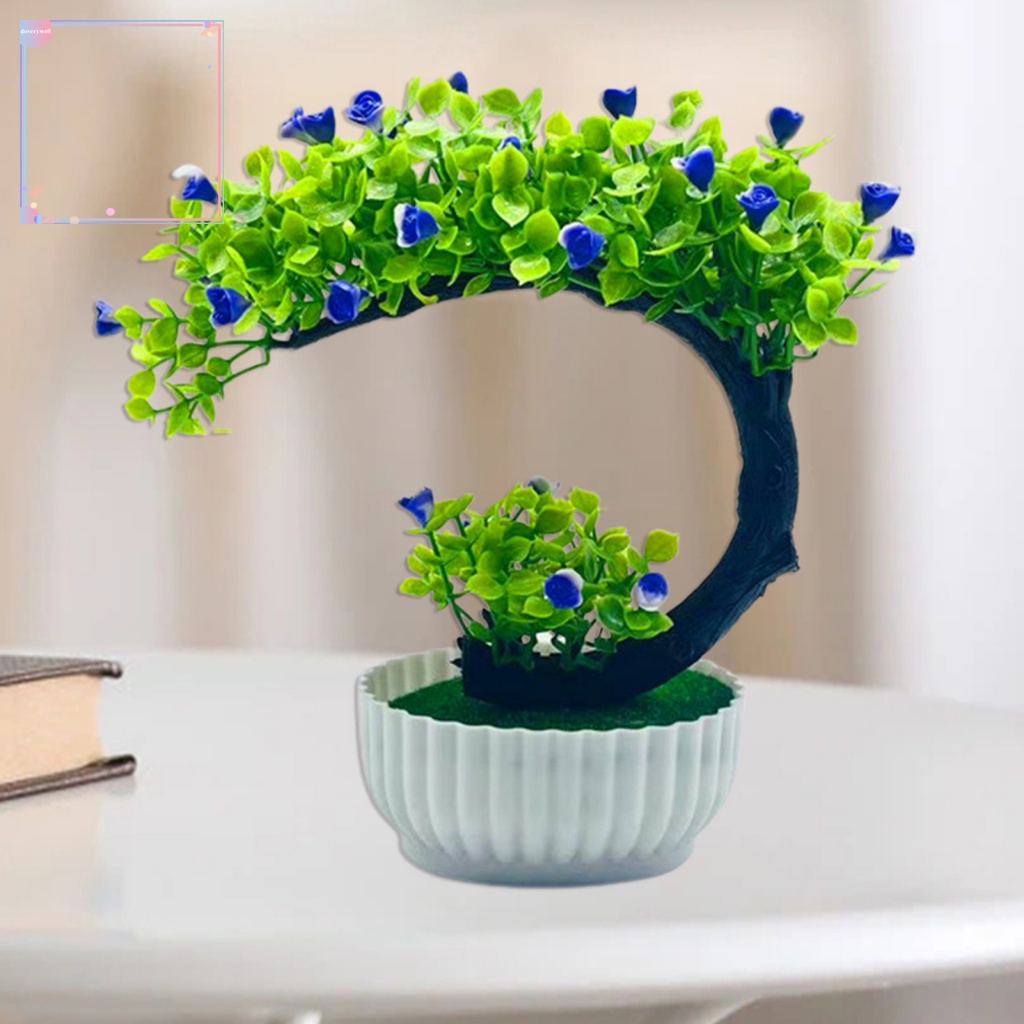 Chậu Cây Bonsai Giả Trang Trí Nhà Cửa