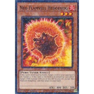 Thẻ Bài YuGiOh Neo Flamvell Hedgehog - HAC1-EN070 - Duel Terminal Common Parallel 1st Edition