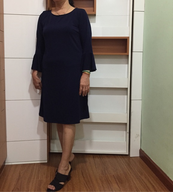 Đầm thun suông tay loe big size vnxk