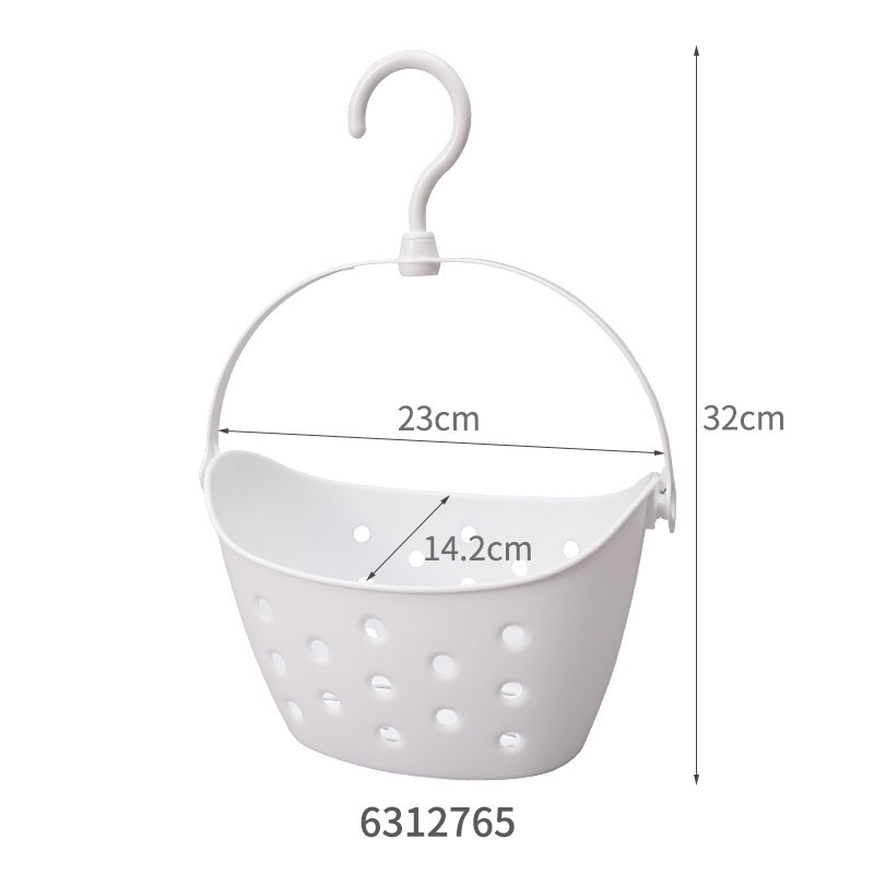 Giỏ đựng đồ -đa năng SALE Giỏ nhựa -mini để đồ nhà tắm , đồ nhà bếp , hành tỏi mini có móc treo tiện lợi