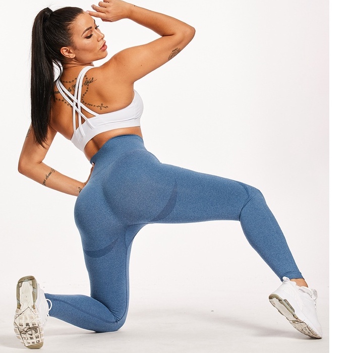 FLOWOMEN Quần tập Gym Quần legging co giãn không đường may tiện lợi cho bạn gái tập gym thể thao