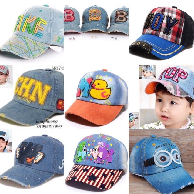 Nón Lưỡi Trai Bé