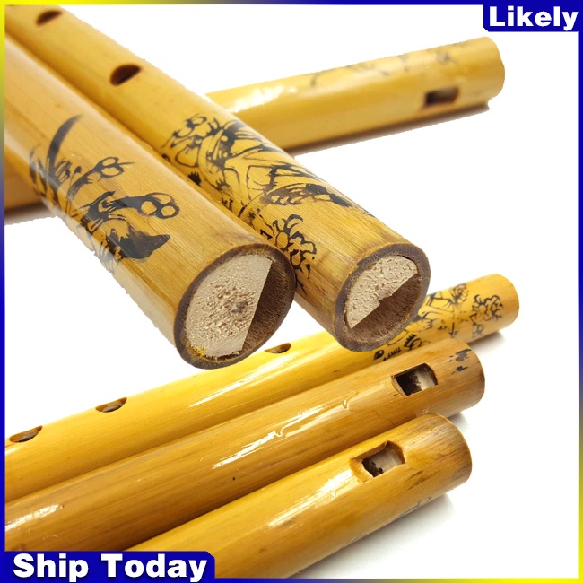 Sáo Trúc 6 Lỗ Kiểu Trung Hoa Truyền Thống Kích Thước 44CM
