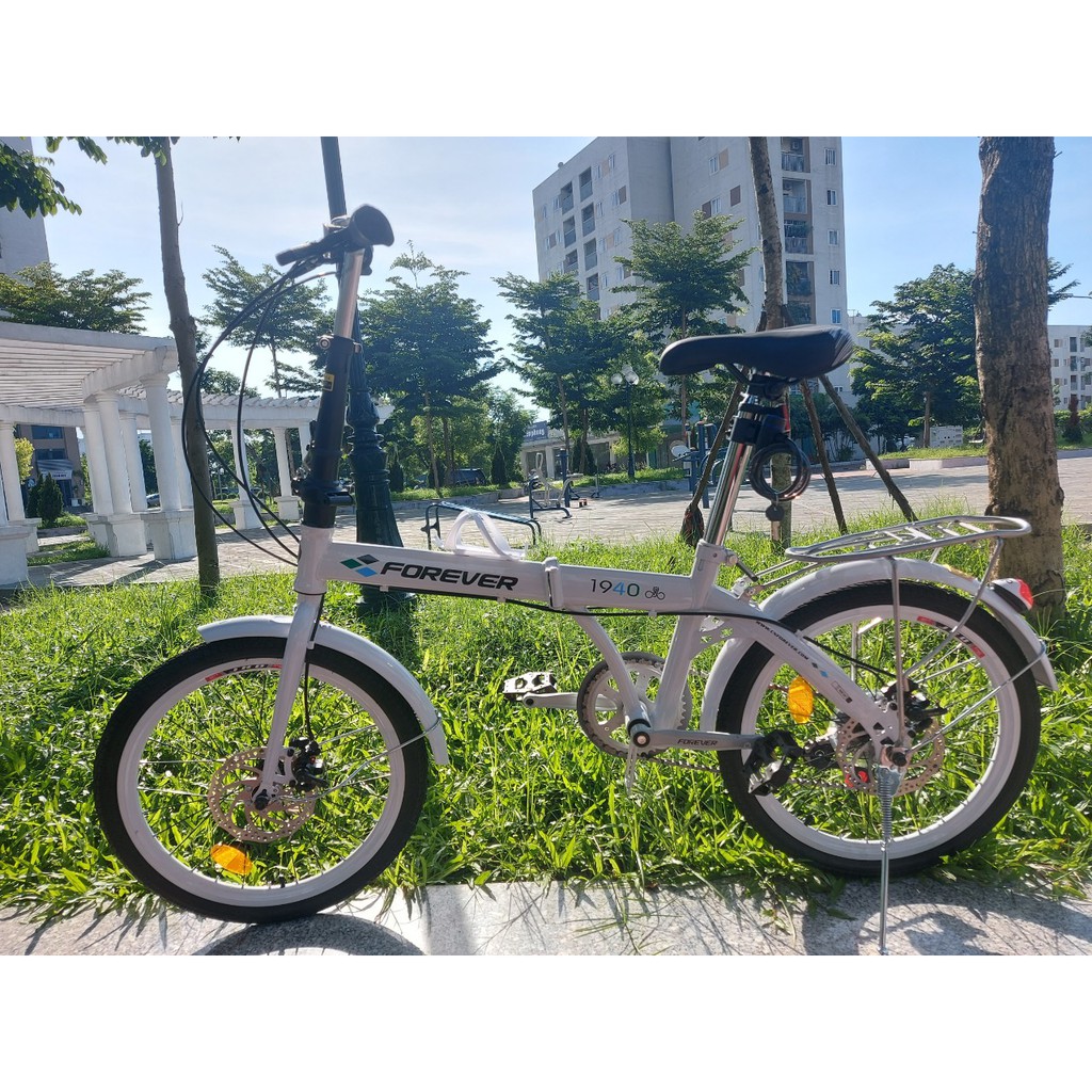 XE ĐẠP GẤP FOREVER - TRẮNG
