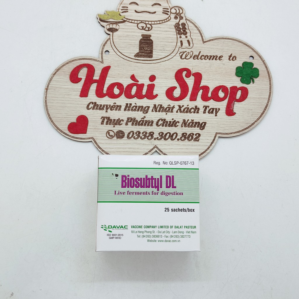 Men tiêu hoá sống Biosubtyl DL hộp 25 gói