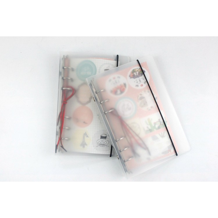 Bìa số A5 planner pp kim tuyến PKS4 refill sổ còng lò xo bullet journal tiện dụng DIY dễ thương