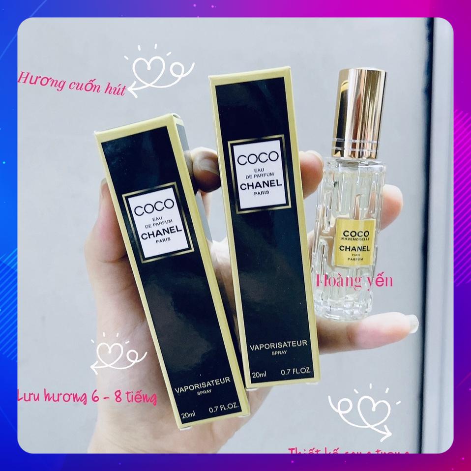 [Sỉ 7k] Nước Hoa Nữ CC chai đen 20ml hương thơm nữ tính nhẹ nhàng lưu hương 6 - 8 tiếng.