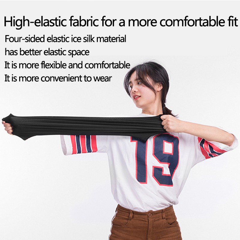 Rockbros Khẩu Trang Che Nửa Mặt Bằng Lụa Lạnh Thấm Hút Mồ Hôi Thoáng Khí Tiện Dụng Cho Mùa Hè