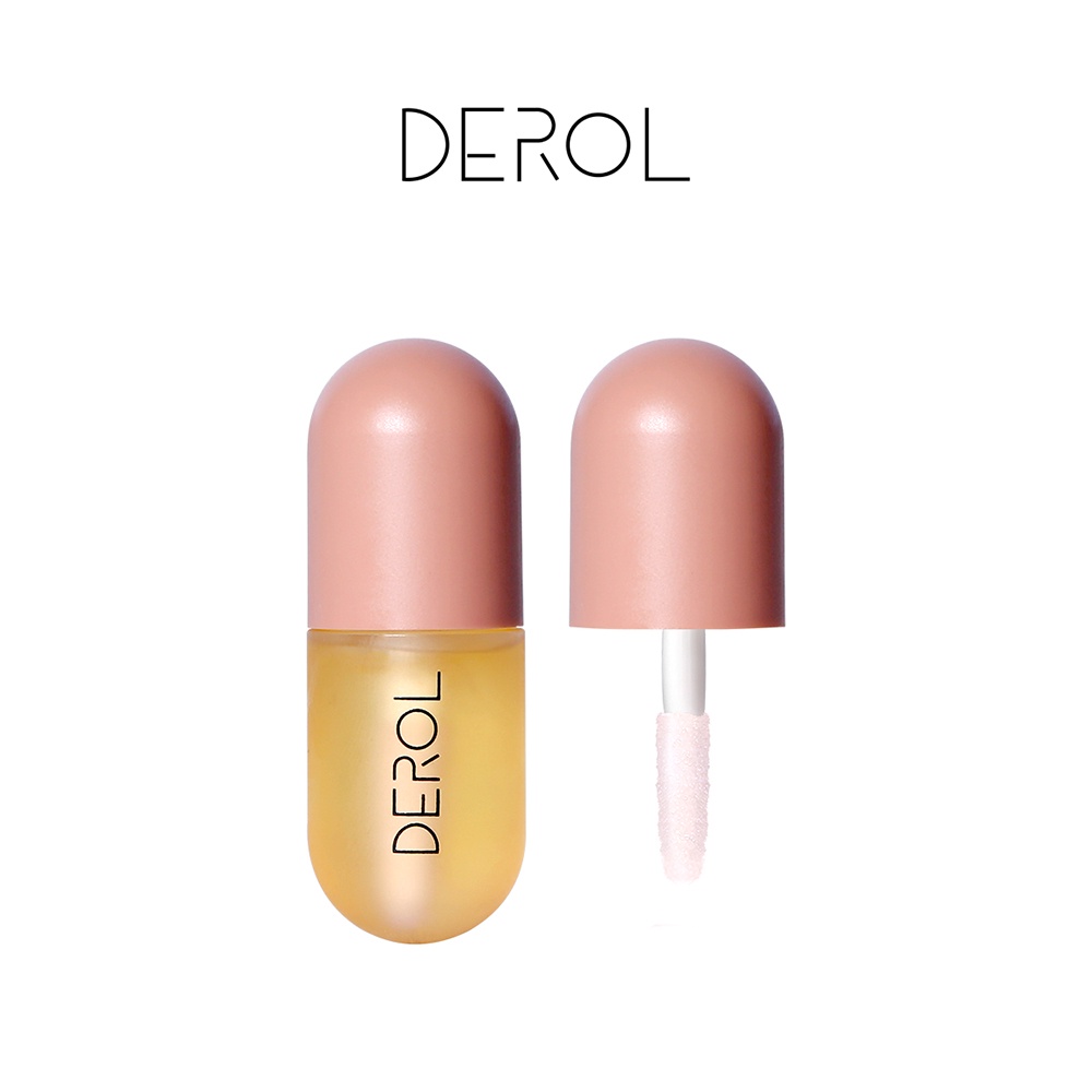 Tinh Dầu Trong Suốt Dưỡng Ẩm Giúp Môi Căng Mọng DEROL