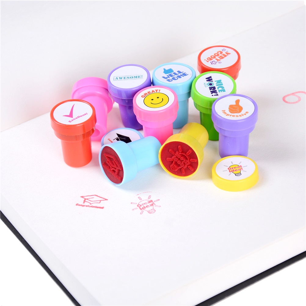 Con Dấu Cao Su In Hình Dễ Thương 0 0 0 0