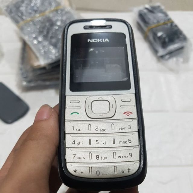 Bộ Vỏ + Sườn + Phím Nokia 1200 Zin Hàng Cao Cấp