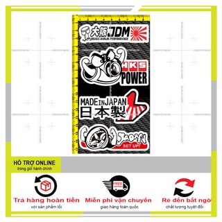 SHINDECAL- LOGO STICKER DÁN XE MÁY MINI M11