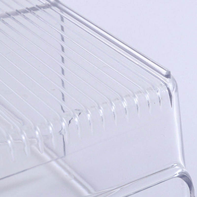 Hộp Đựng Lon Bia / Nước Ngọt Trong Suốt Có Thể Xếp Chồng Lên Nhau Tiện Dụng Cho Gia Đình