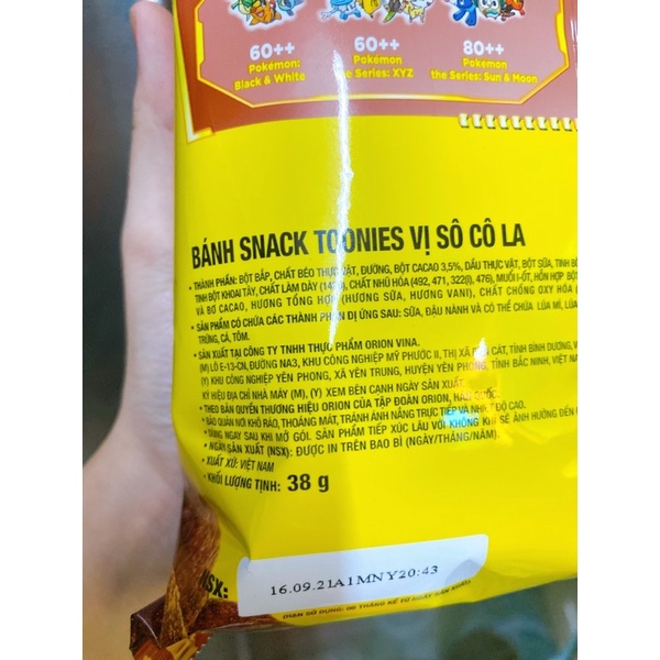 Bánh Toonies vị Socola 38g