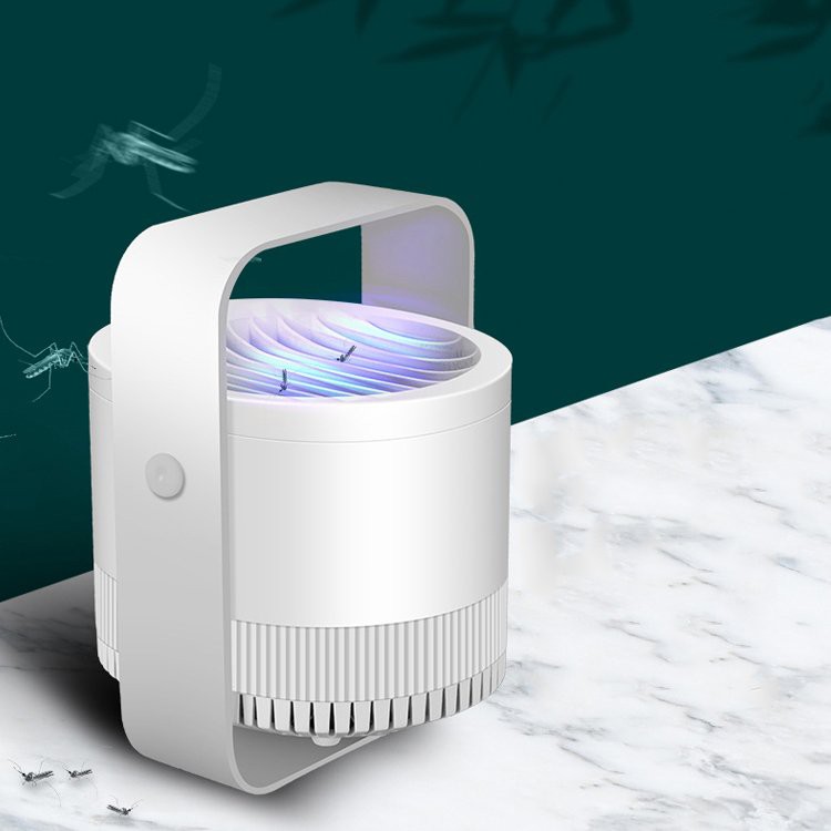 Đèn bắt muỗi Mosquito Killer Lamp Xoay 360 Cao Cấp, Đèn Bắt Muỗi Cảm Ứng Ánh Sáng, Quạt Hút Siêu Mạnh