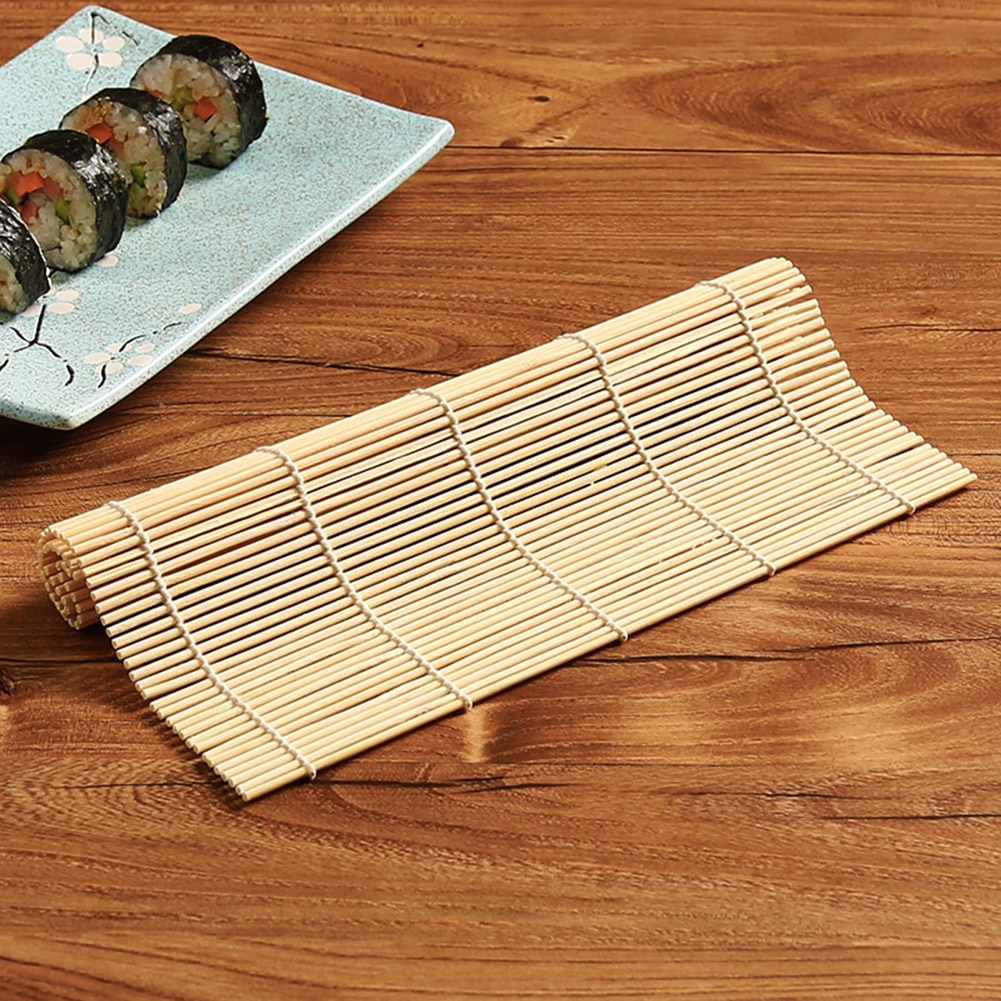 Tấm lót cuộn sushi bằng tre an toàn dễ sử dụng