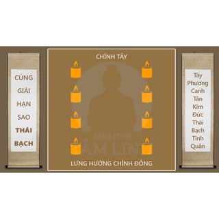 BÀI VỊ CÚNG SAO - THÁI BẠCH